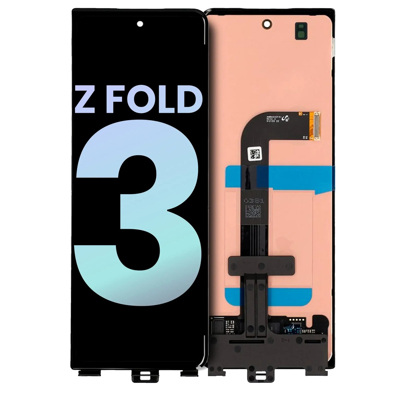 Samsung Galaxy Z Fold 3 Outer Display Screen | Original Cover Screen Replacement | Front Display Assembly